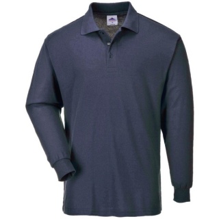 Portwest B212 Long Sleeved Polo Shirt 65% Polyester 35% Cotton  210gsm